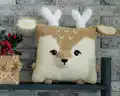 Pillow Reindeer Amigurumi Pattern step 1 - construction progress