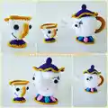 SWC Mrs Potts and Chip Amigurumi Pattern step 1 - construction progress