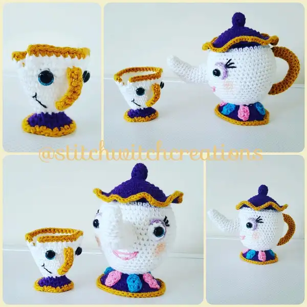 SWC Mrs Potts and Chip Amigurumi Pattern