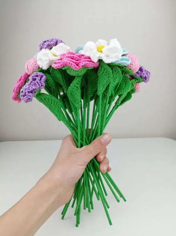 Crochet Flower Bouquet Pattern