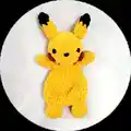 Pika the Electric Mouse Amigurumi Pattern step 1 - construction progress