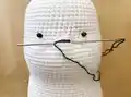 We Bare Bears Amigurumi Pattern step 2 - assembly progress