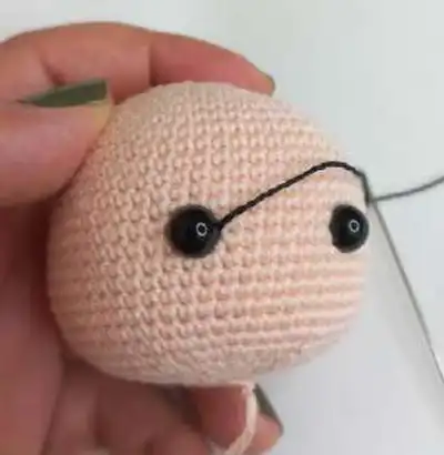 Mermaid and Jellyfish Amigurumi Pattern step 4 - final assembly and finishing