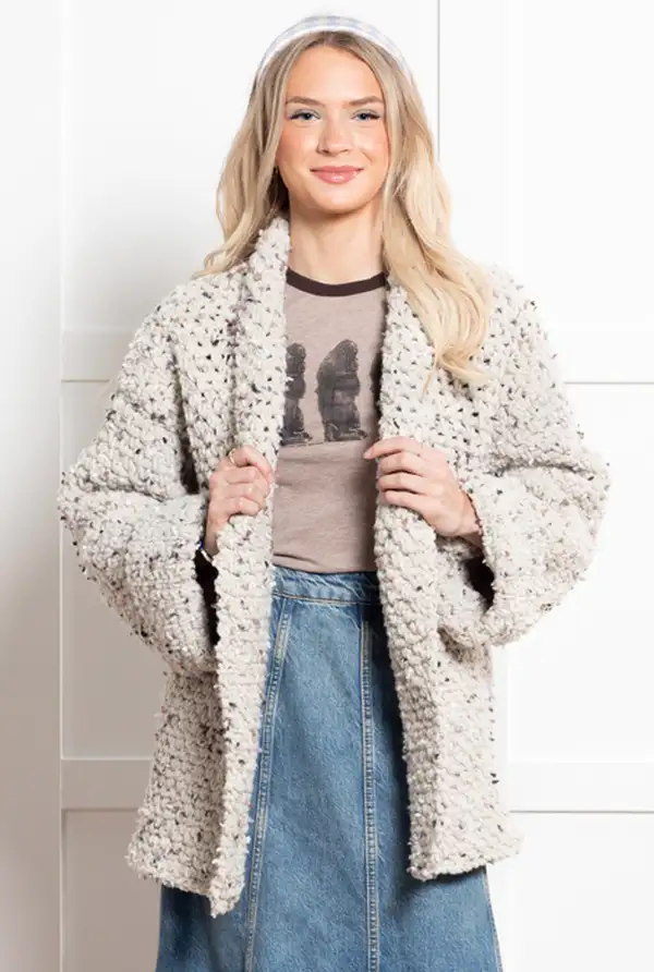 Building Blocks Crochet Cardigan Pattern