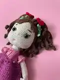 Cute Girl Doll Amigurumi Pattern step 4 - final assembly and finishing