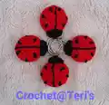 Ladybug Keychains Amigurumi Pattern step 3 - details and accessories