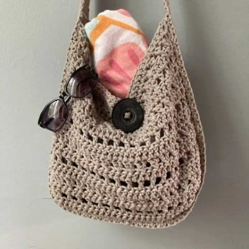 Free Intermediate crochet pattern: Grindstone Tote Bag Pattern - Easy to follow tutorial