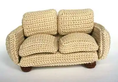 Furniture Living Room Amigurumi Pattern step 4 - final assembly and finishing