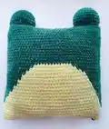 Frog Pillow Amigurumi Pattern step 3 - details and accessories