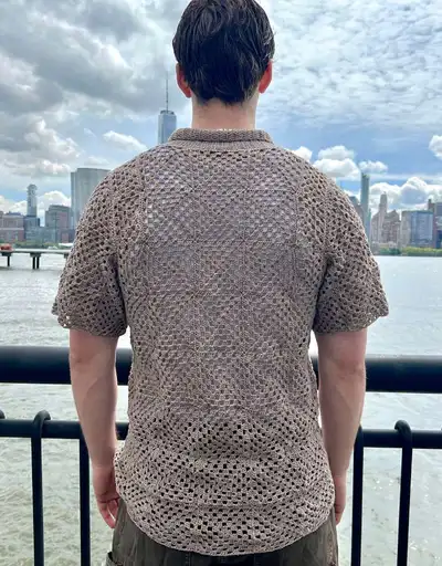 Amalfi Top Crochet Pattern step 3 - details and accessories