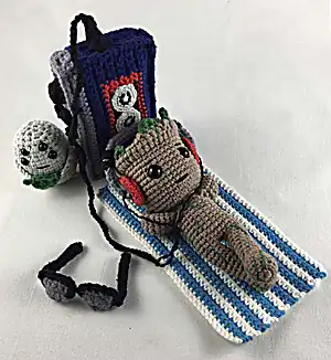 Groot with Headphones and Audio Player Amigurumi Pattern