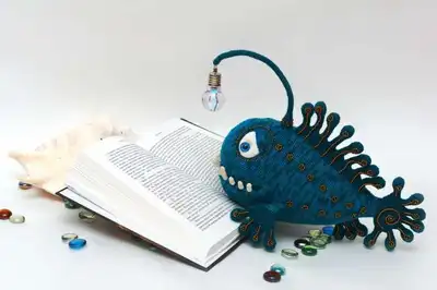 Anglerfish SAM Amigurumi Pattern step 1 - construction progress
