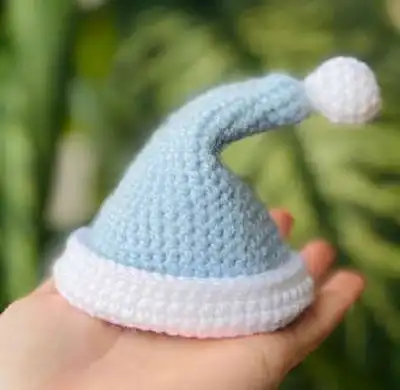 Sleeping Pink Puff (Sleeping Kirby) Amigurumi Pattern step 2 - assembly progress