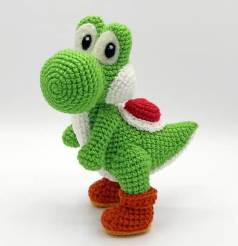 Free Intermediate crochet pattern: Yoshi Amigurumi Pattern - Easy to follow tutorial