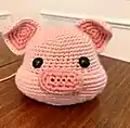 Adorable Pig Amigurumi Pattern step 3 - details and accessories