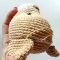 Alan the Lion Amigurumi Pattern step 3 - details and accessories