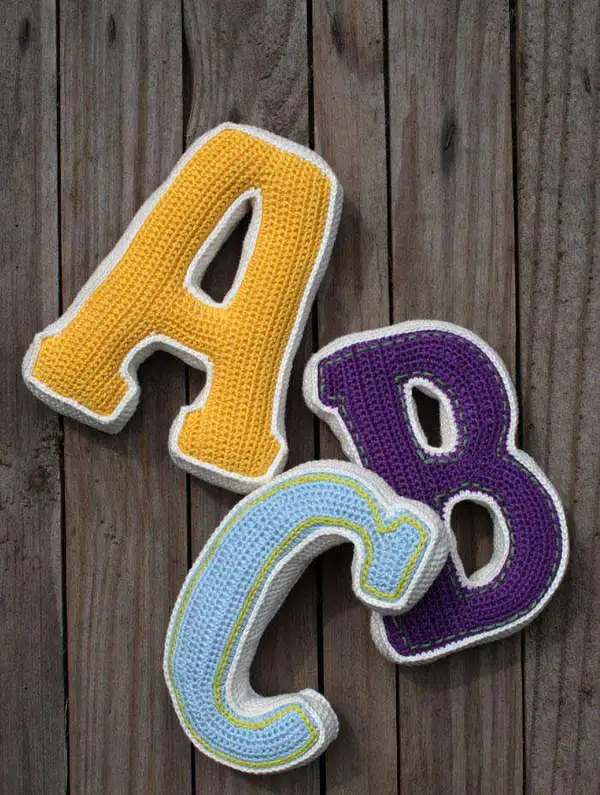 3D-Letters - Full Alphabet Pattern