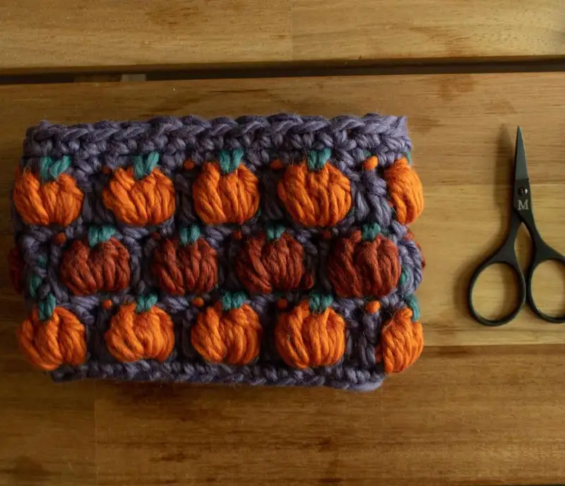 Free Intermediate crochet pattern: Pumpkin Cup Cozy Pattern - Easy to follow tutorial
