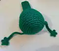 CROCHET FROG DOOR-STOPPER Amigurumi Pattern step 4 - final assembly and finishing