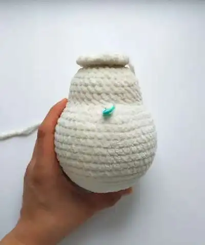 Bunny with Colorful Ears Amigurumi Pattern step 3 - details and accessories