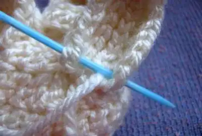 Hoppy Baby Bunny Slippers Pattern step 3 - details and accessories