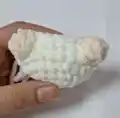 Sheep No Sew Amigurumi Pattern step 3 - details and accessories