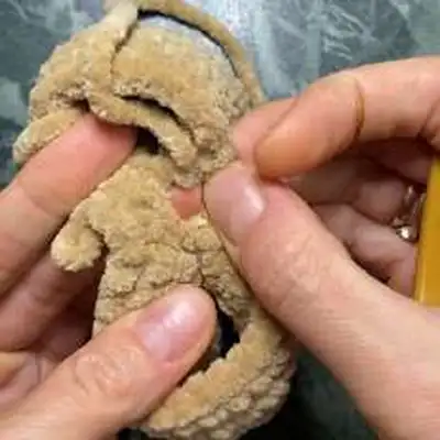 Deer Crochet Amigurumi Pattern step 3 - details and accessories