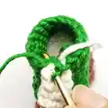 Link Amigurumi Pattern step 4 - final assembly and finishing