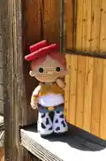 Jessy and Woody The Toy Story Amigurumi Pattern step 2 - assembly progress