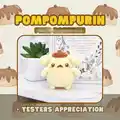 Pompompurin Amigurumi Pattern step 1 - construction progress