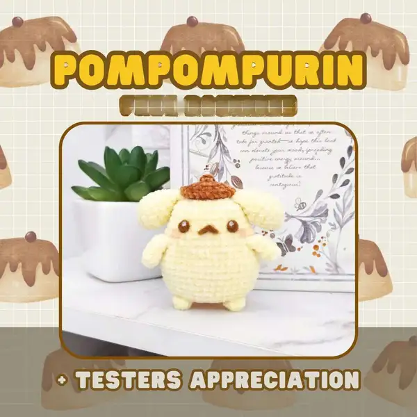 Pompompurin Amigurumi Pattern