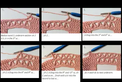 Aestas Top Pattern step 3 - details and accessories