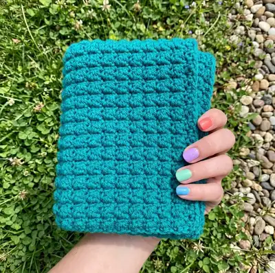 Aspen Blanket Pattern step 4 - final assembly and finishing